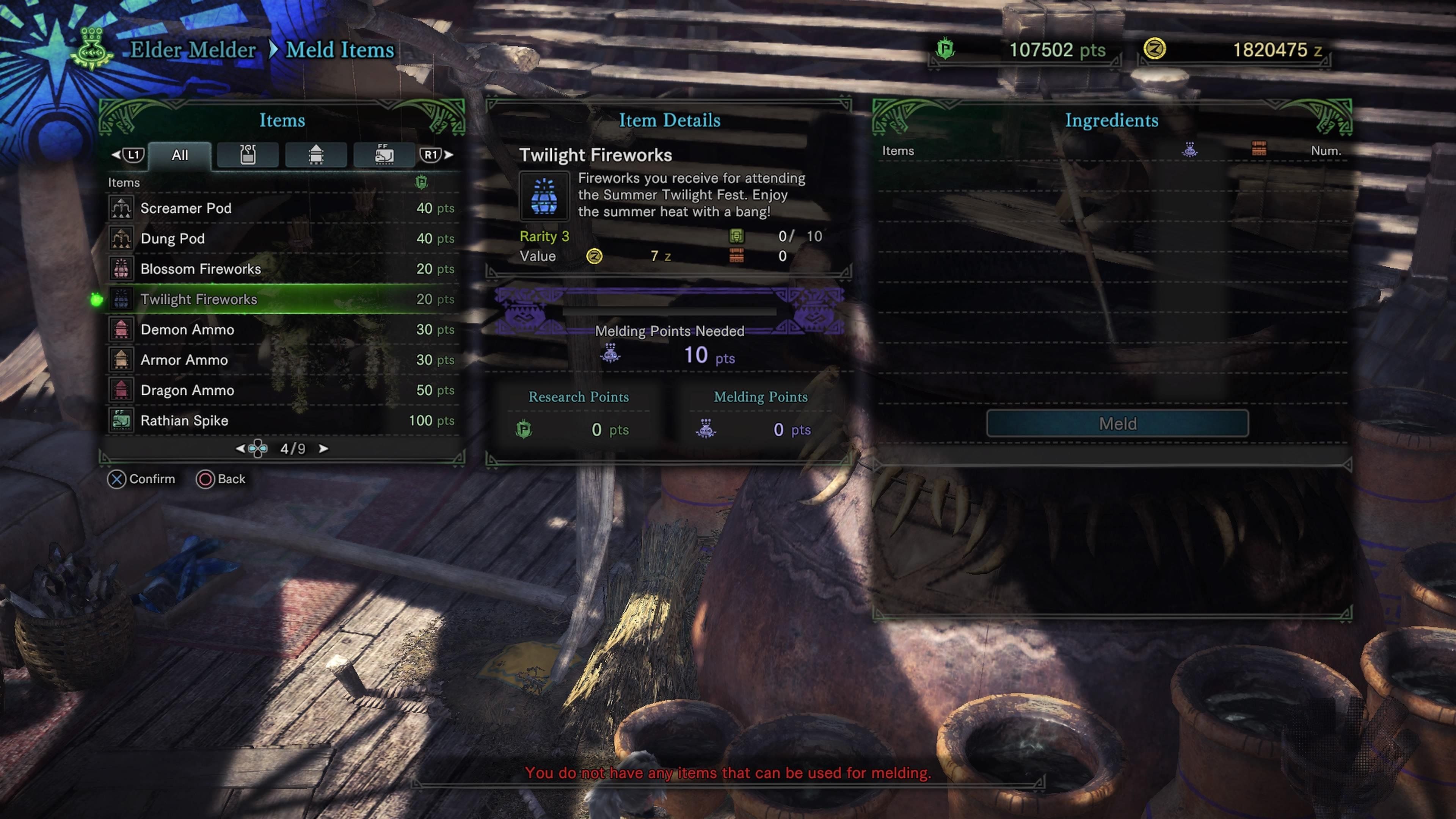 MHW: Summer Twilight Festival &amp; Its Contents