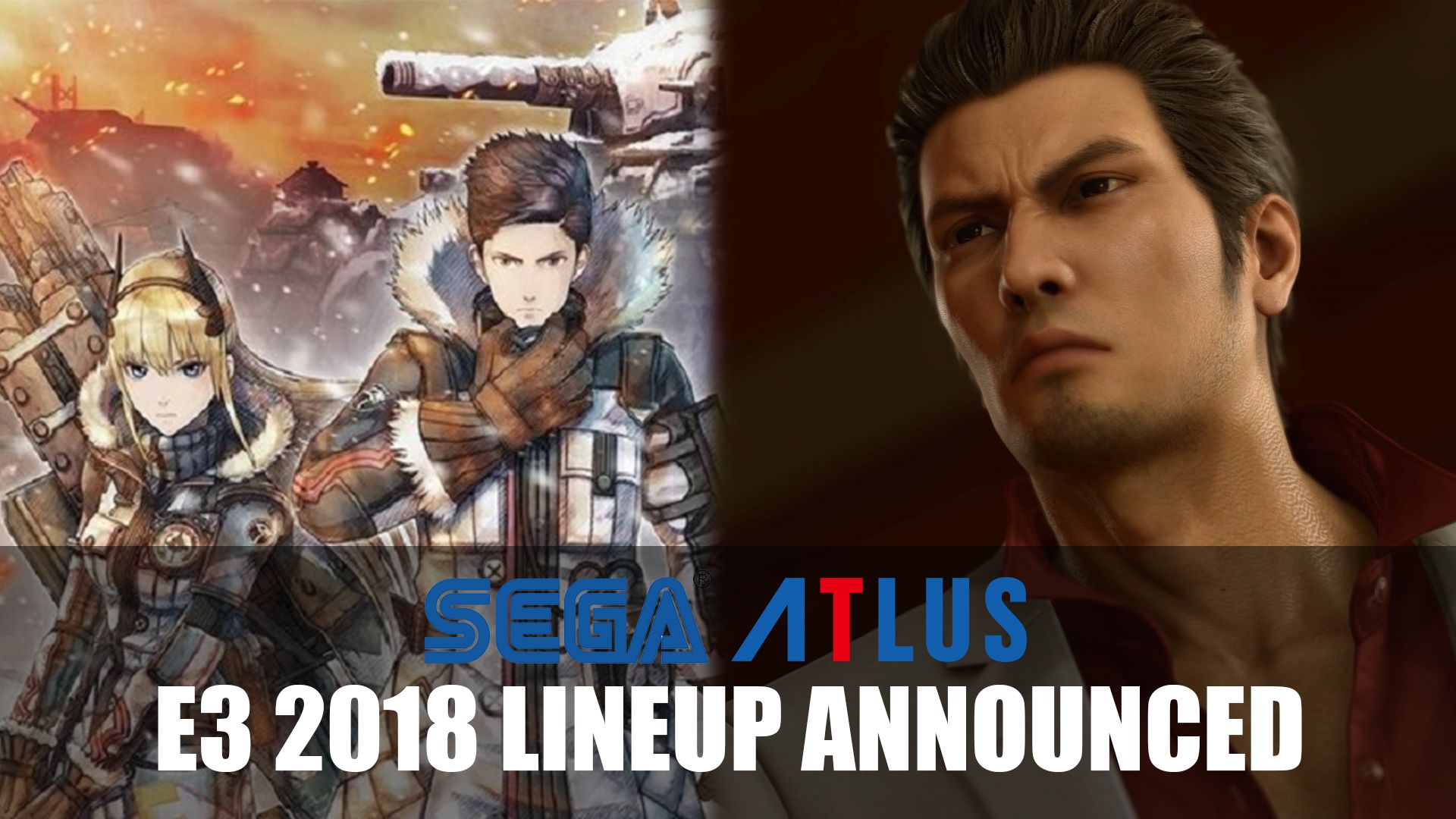 Sega Atlus E3 2018 Lineup