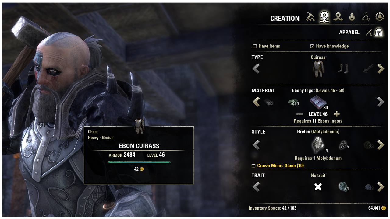 ESO Blacksmithing Guide: Sets, Weapons, Armor and Fast Leveling
