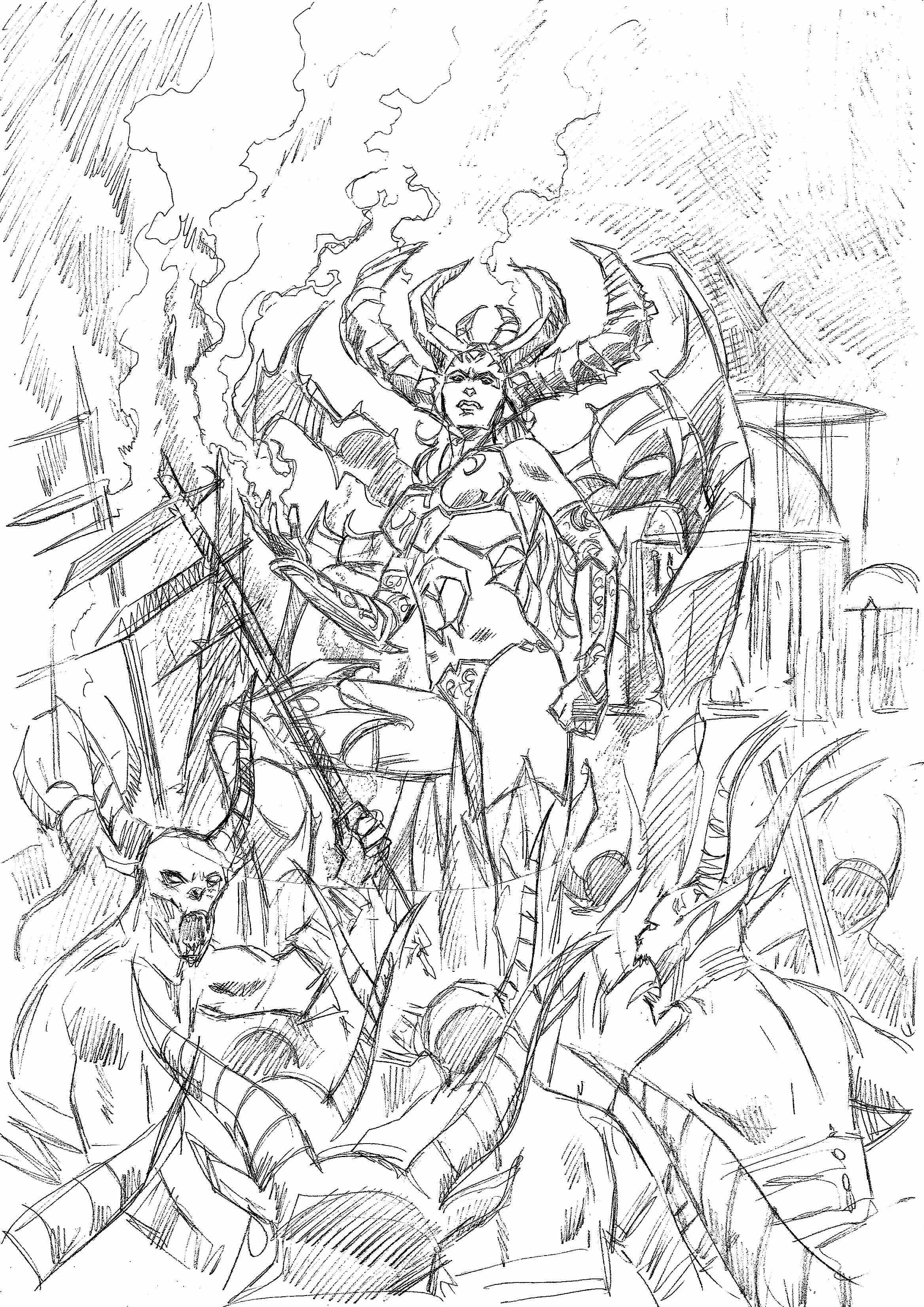 Diablo Character Sketch 1