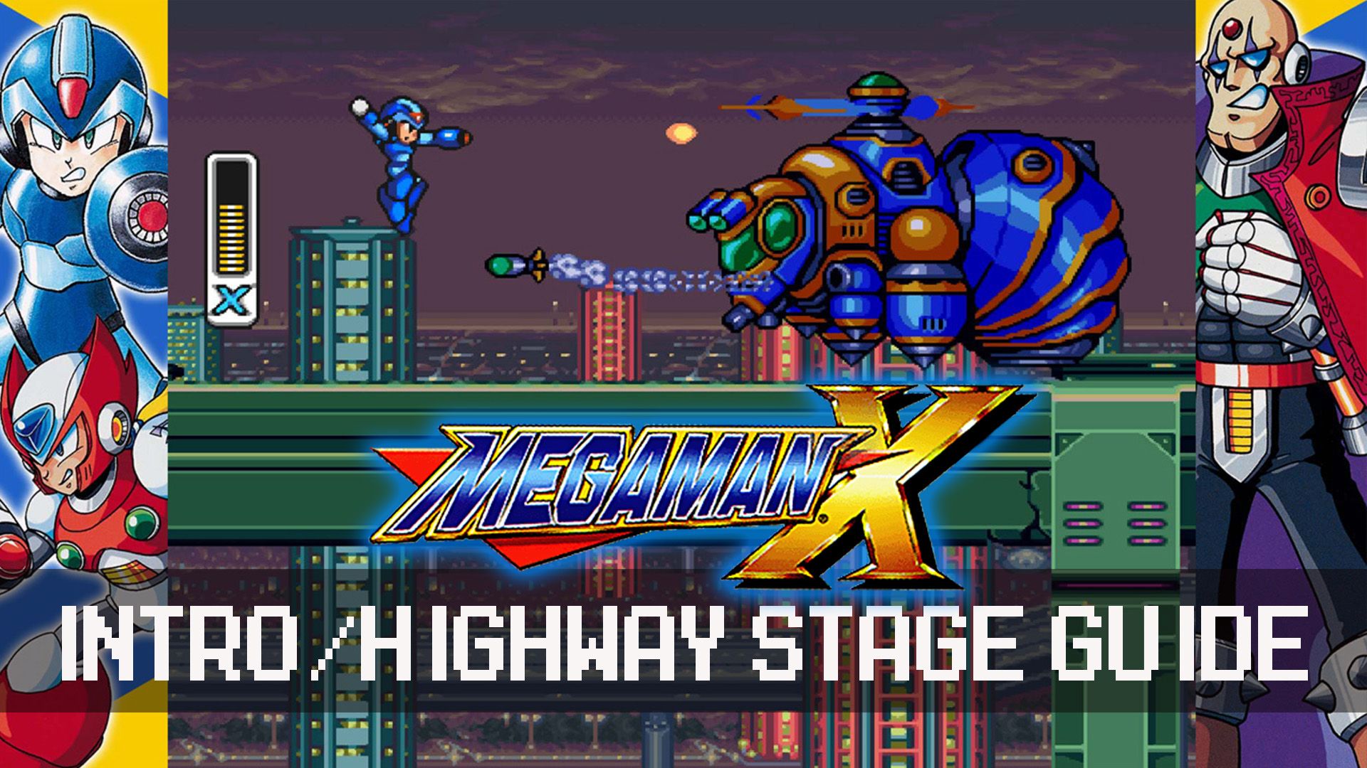 Mega Man X Highway Stage Guide