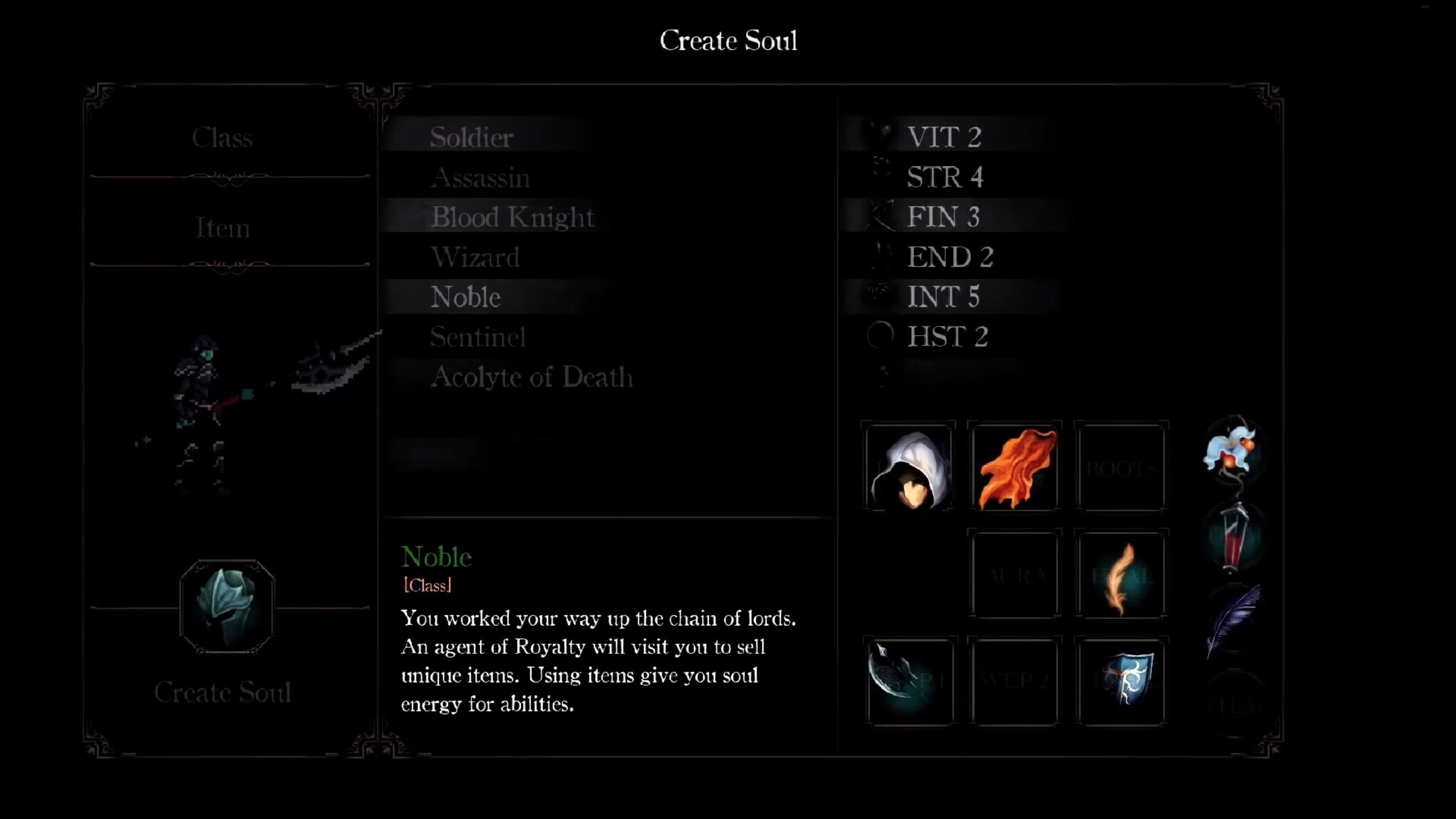 Noble Class Death�s Gambit