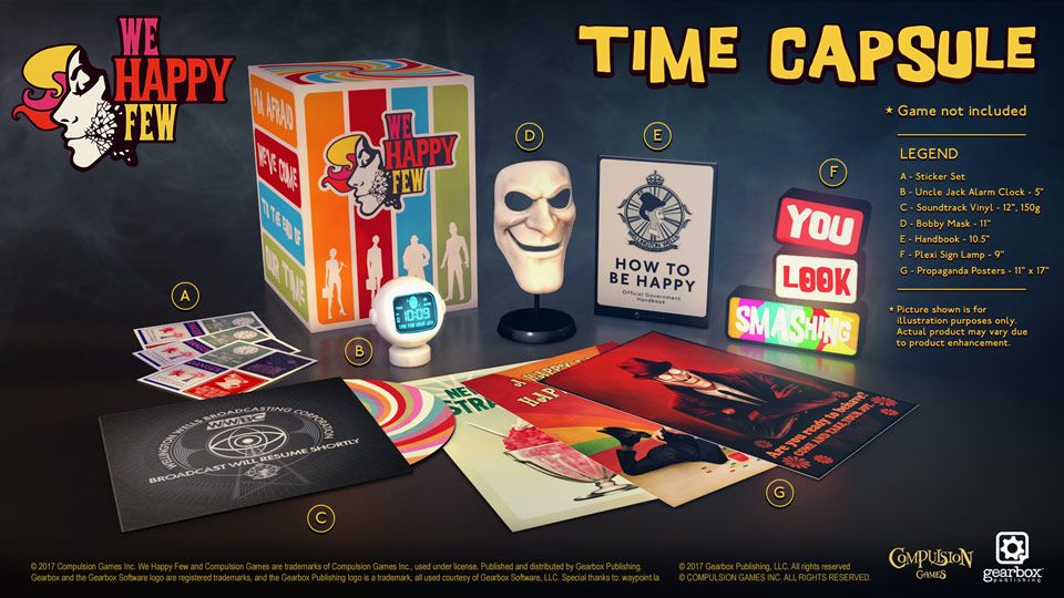 We Happy Few Pre Order Bonuses and Collector&rsquo;s Edition