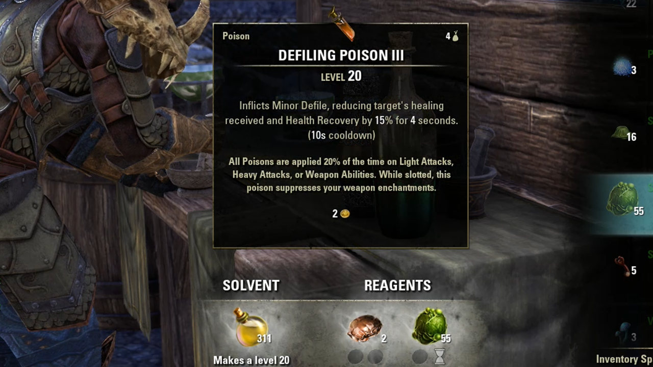 ESO Alchemy Guide: Potions, Reagents and Fast Leveling