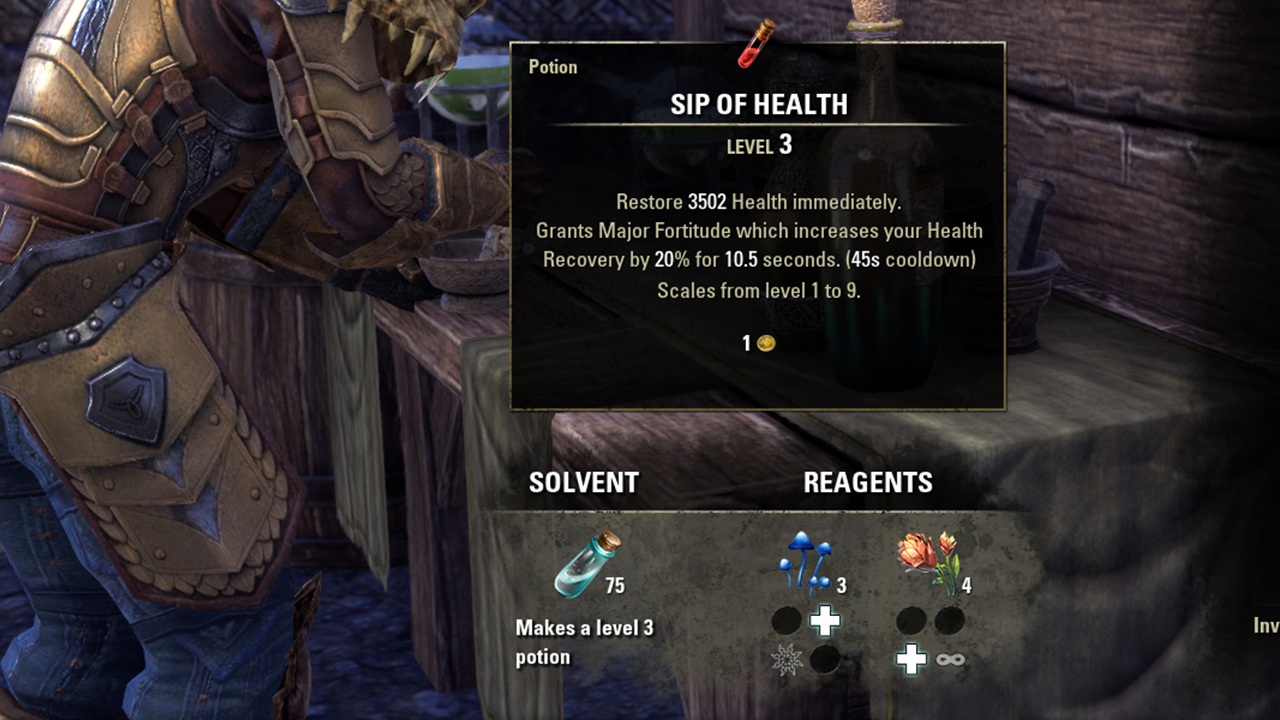 ESO Alchemy Guide: Potions, Reagents and Fast Leveling