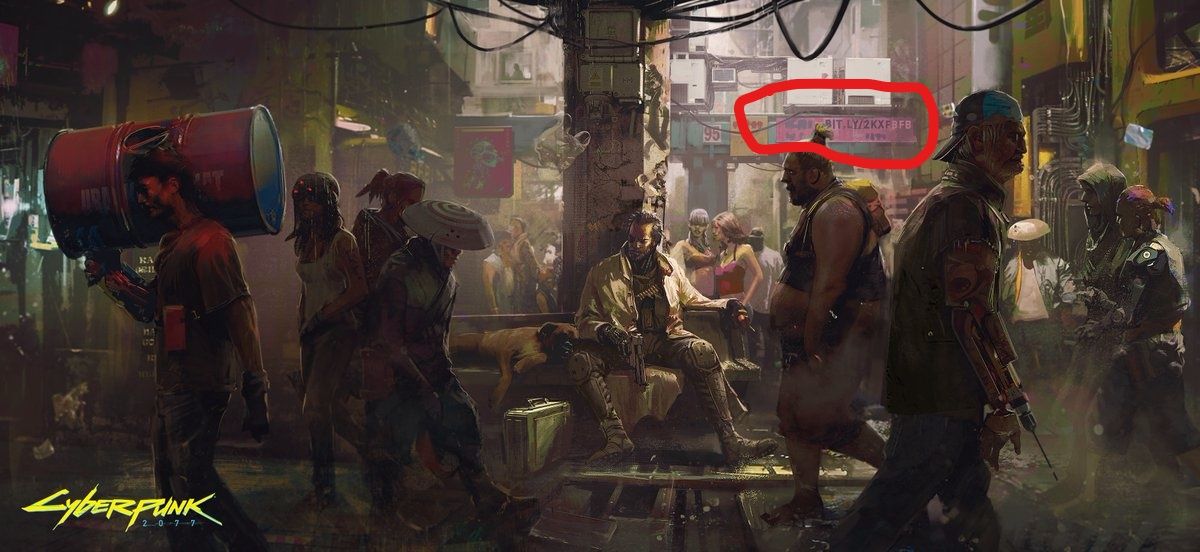 CD Projekt Red cache des messages dans l&rsquo;art conceptuel de Cyberpunk 2077