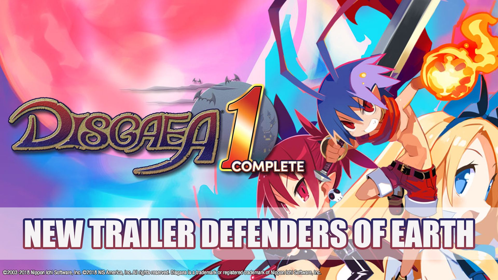 Disgaea 1 Complete New Trailer Defenders of Earth
