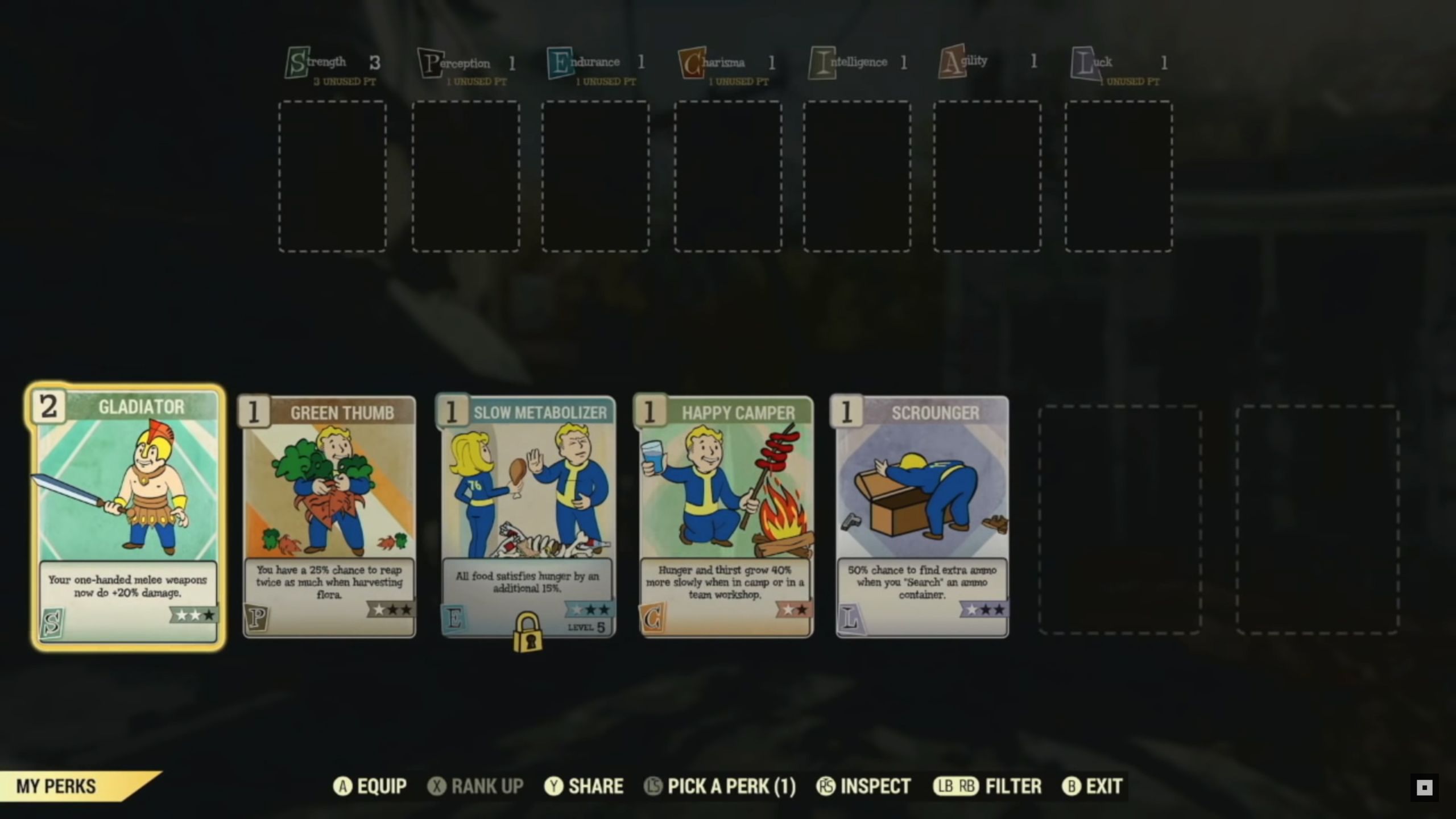Fallout 76 S.P.E.C.I.A.L. System and Perks