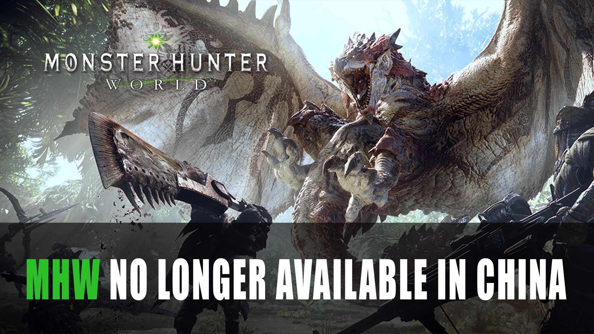MHW Will No Longer Be Available in China
