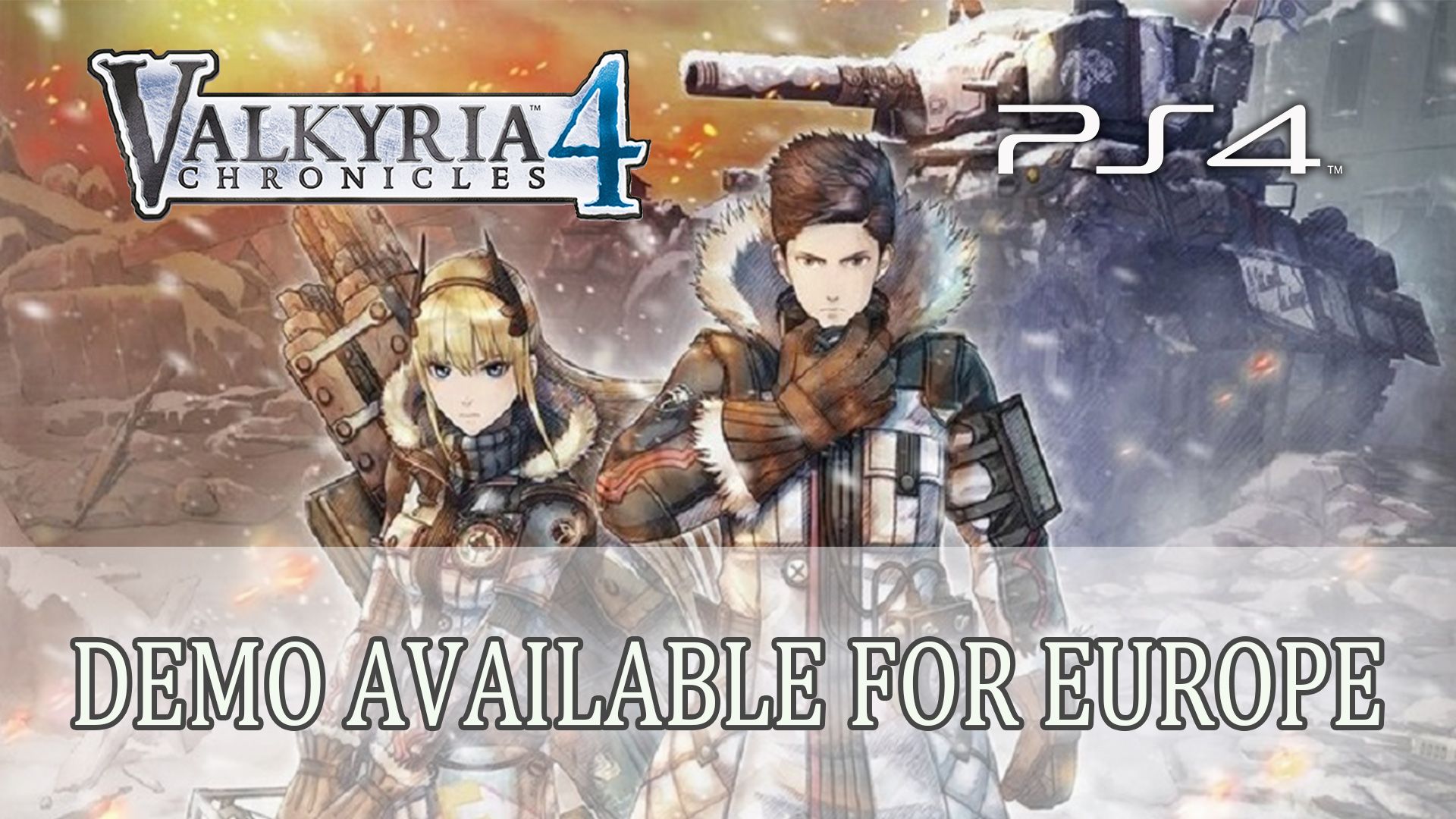 Valkyria Chronicles 4 Europe Demo