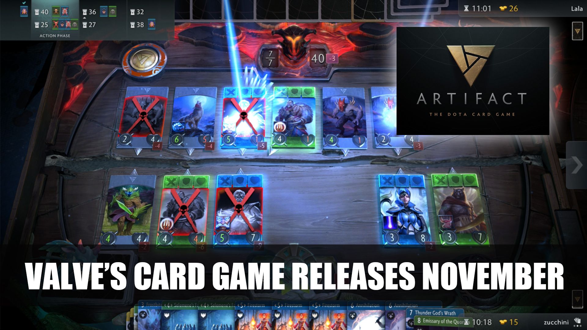 Valve Card Game Artifact Release Date