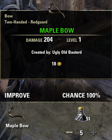 ESO Woodworking Guide: Bows, Shields, Staves, Sets and Fast Leveling