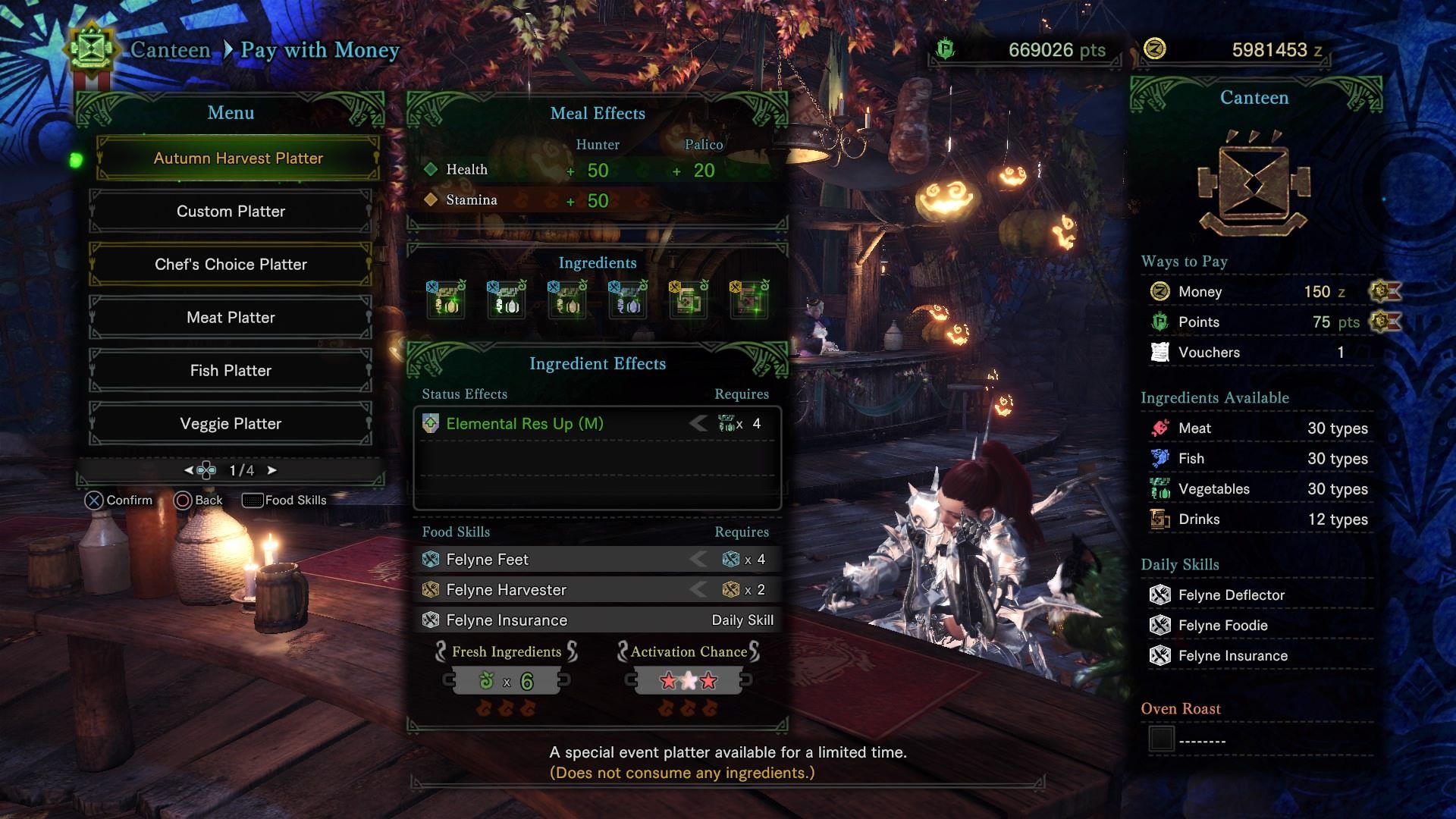 MHW: Autumn Harvest Festival &amp; Its Contents