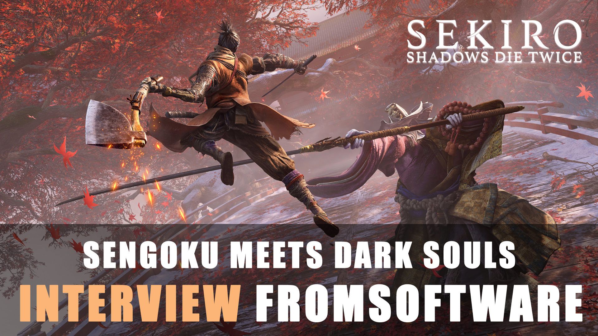 sekiro shadows die twice armor weapons alpha beta fromsoftware interview gamescom 2018