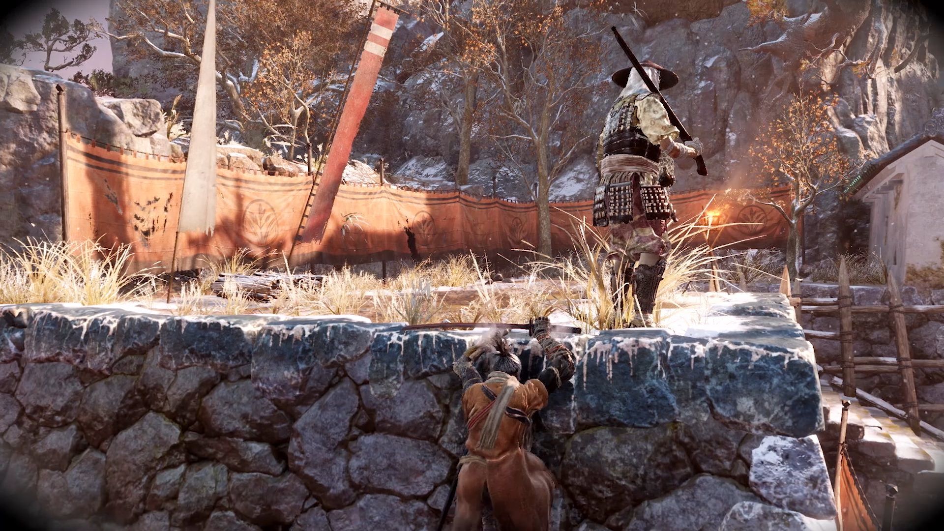 sekiro-wall-hanging-stealth