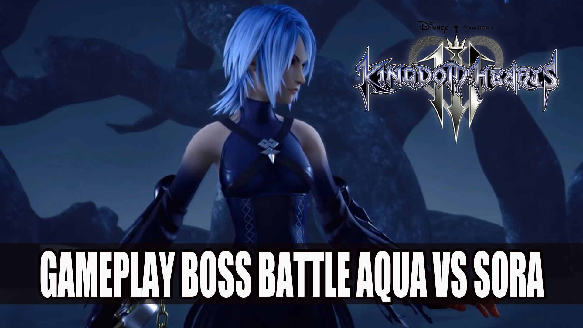 Kingdom Hearts III Boss Battle Aqua Versus Sora