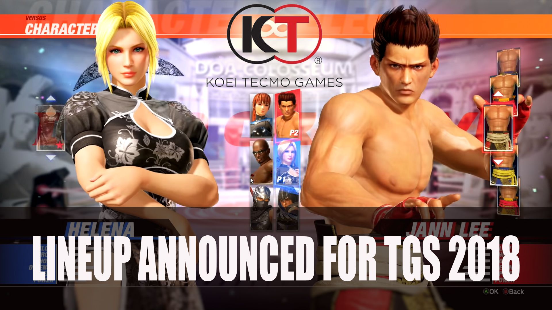 Koei Tecmo Lineup TGS 2018