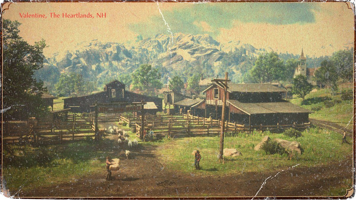 Red Dead Redemption 2 Receives New Artwork and Bios Covering Cities and Towns