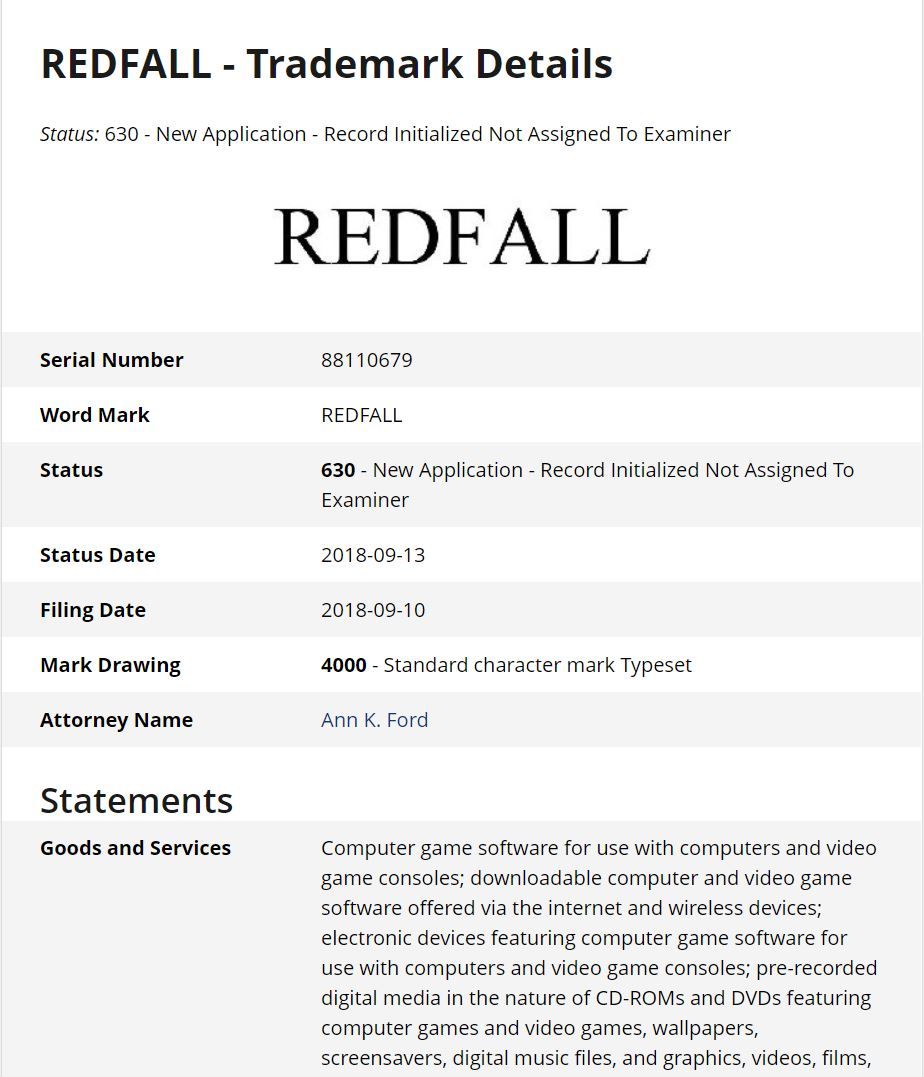 Elder Scrolls 6 Connected to Redfall Trademark?