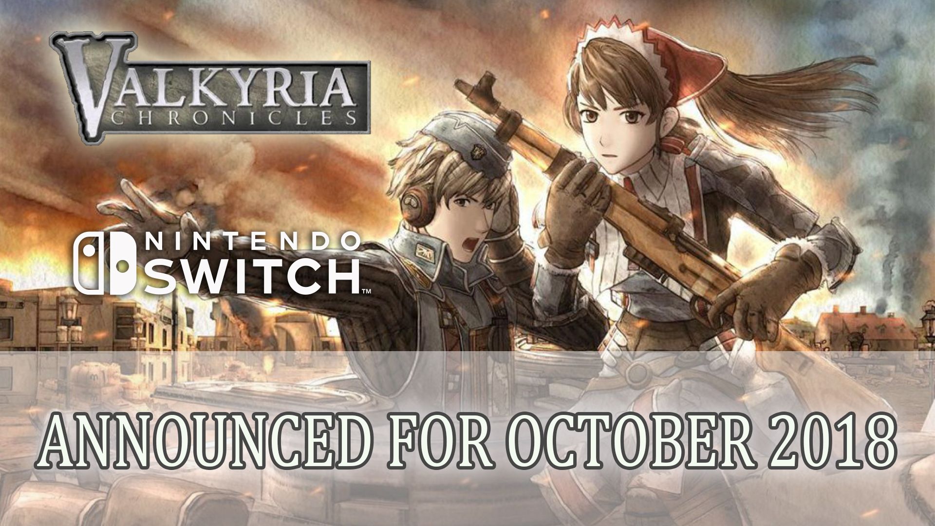 Valkyria Chronicles Nintendo Switch October 2018