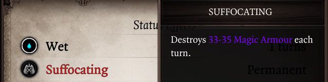 Suffocating