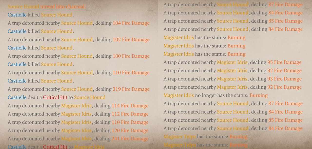 trap damage