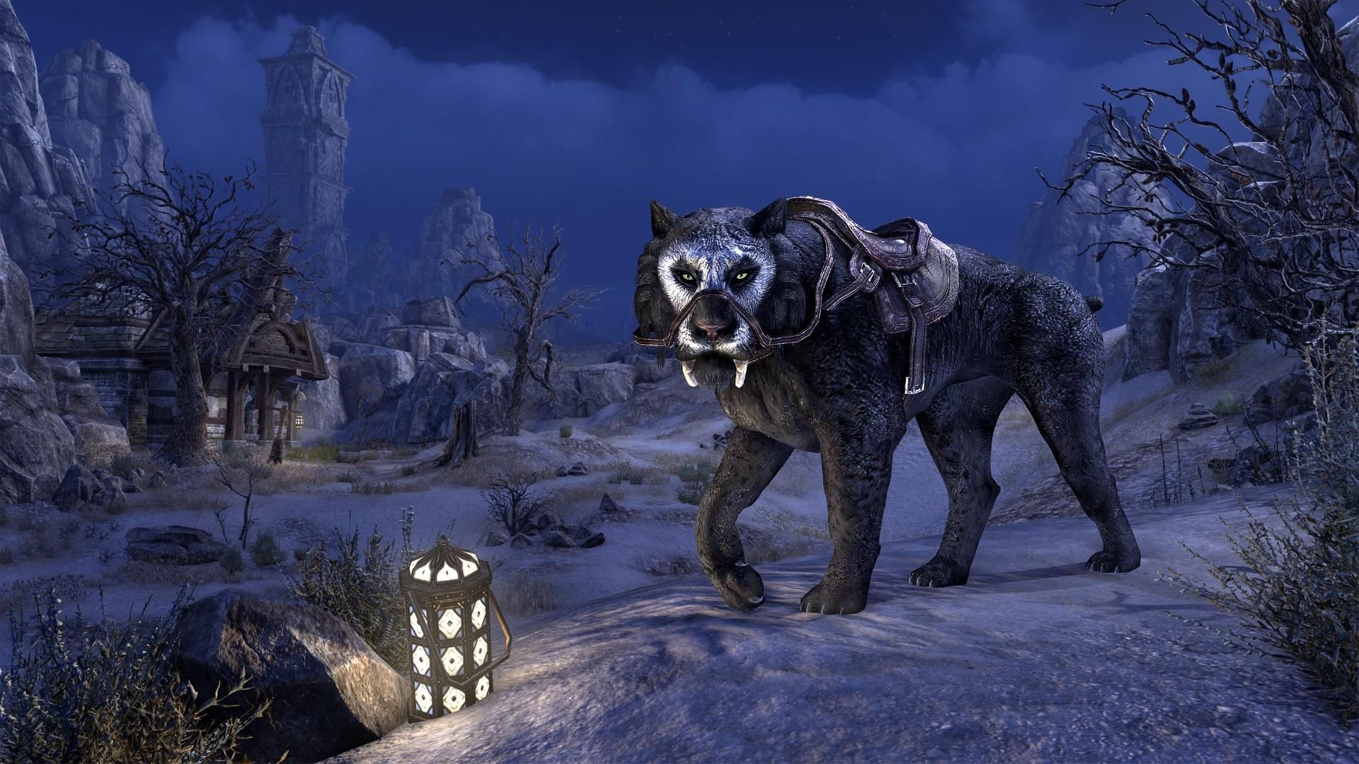 ESO Death Mask Sabre Cat Mount