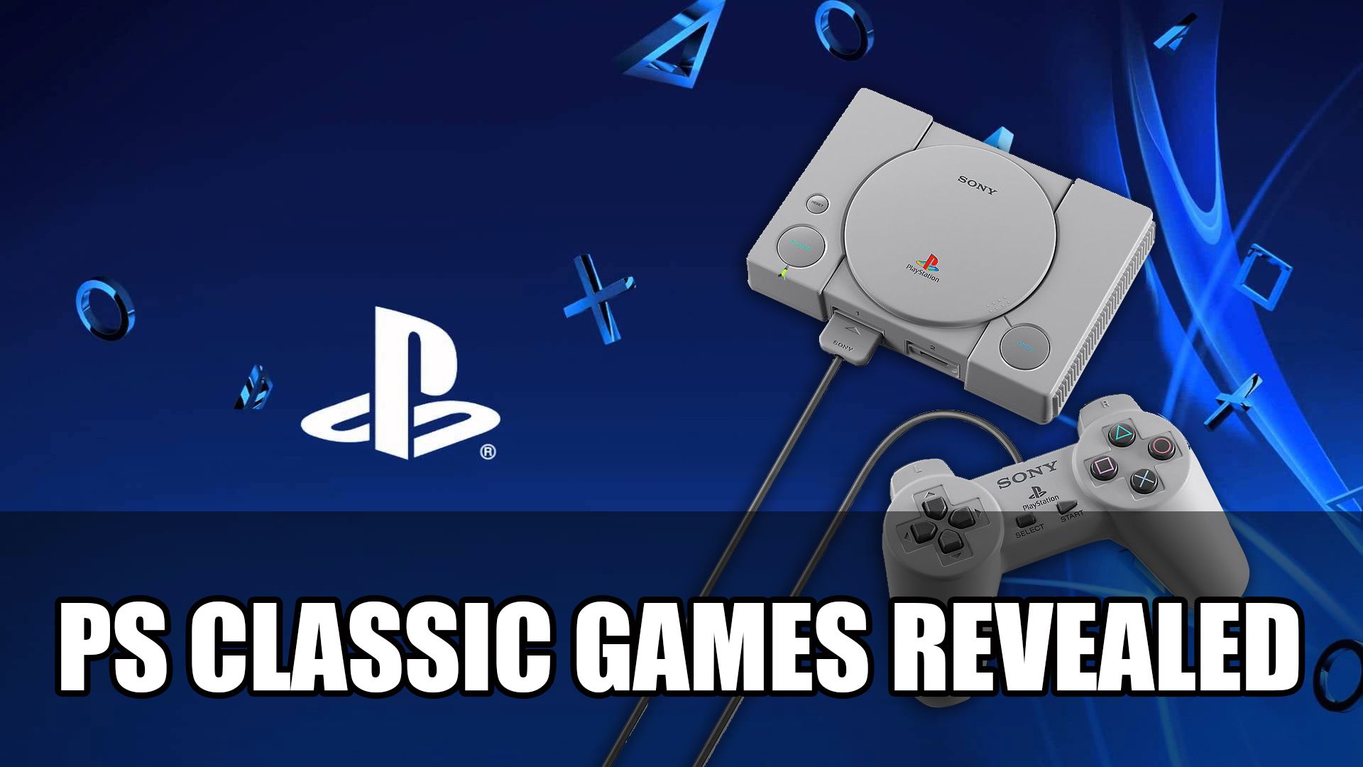PS Classic Games Revealed