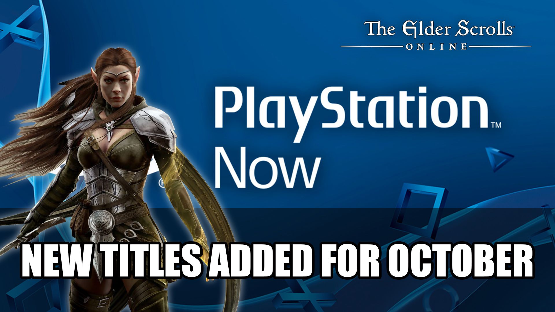 Playstation Now October 2018