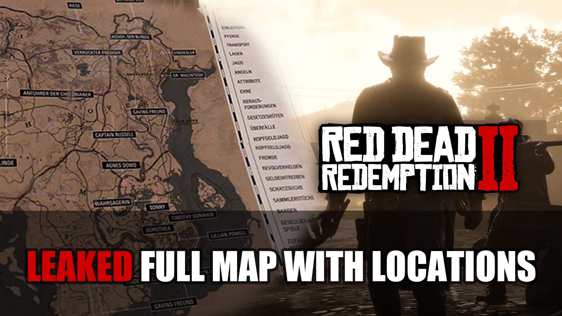 Red Dead Redemption 2 Full Map Leaked