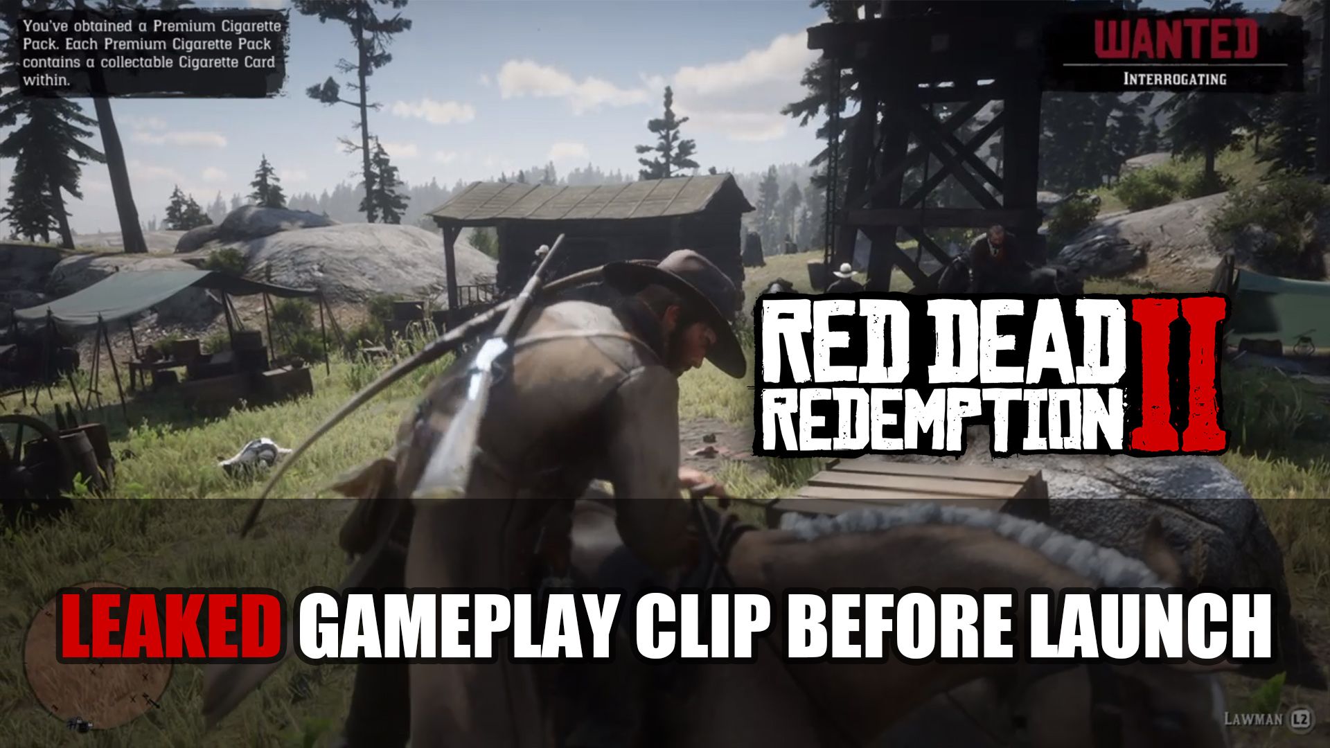 Red Dead Redemption 2 Gameplay Leak