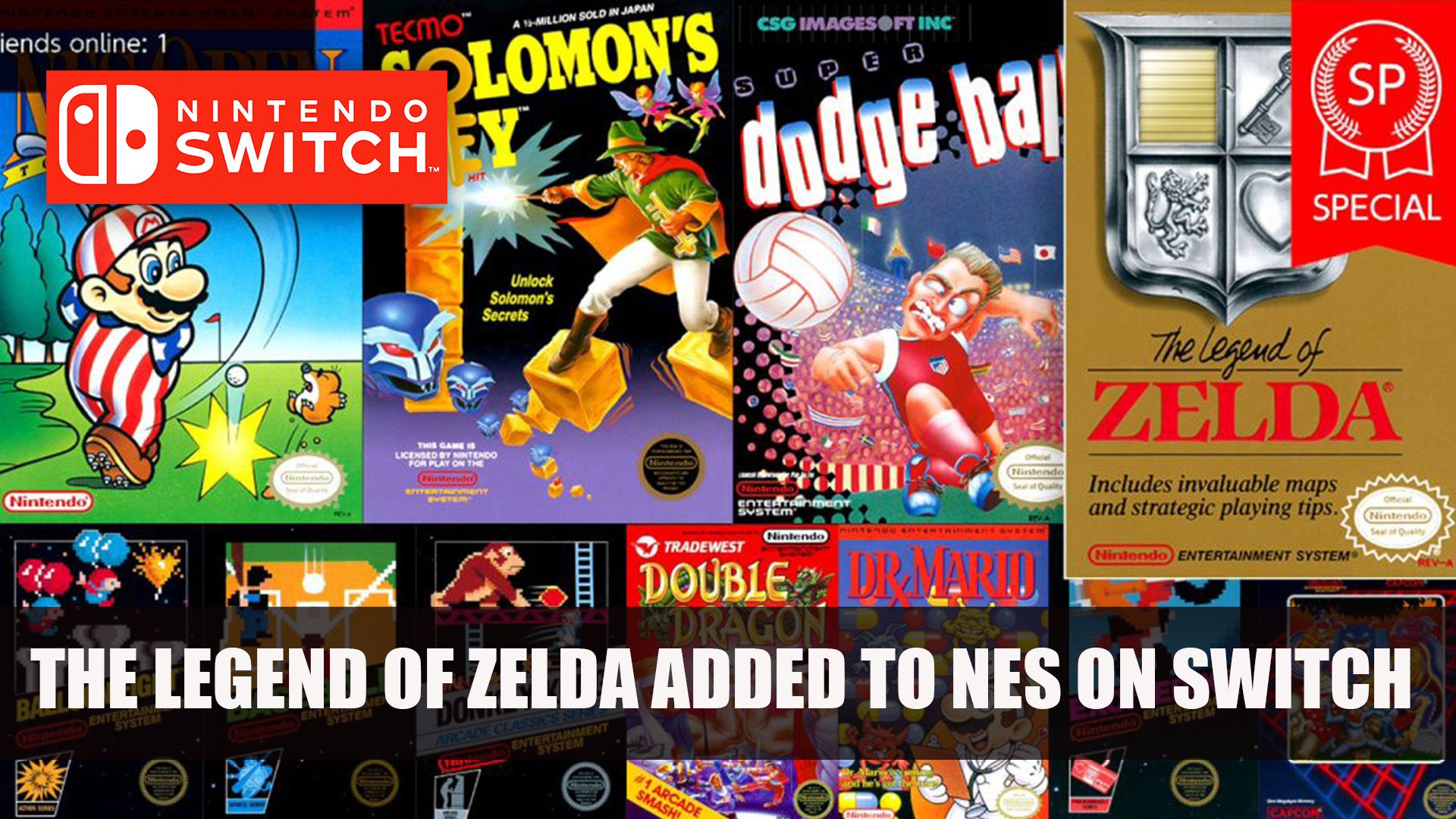 The Legend of Zelda NES Nintendo Switch