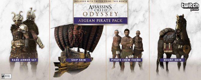 Assassin&rsquo;s Creed Odyssey Players Get Free Loot with Twitch Prime