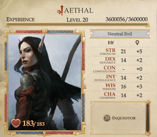 Pathfinder Kingmaker Builds: Jaethal the Grim Reaper