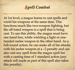 spell combat
