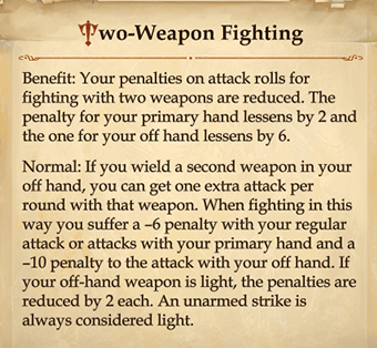 two weapon