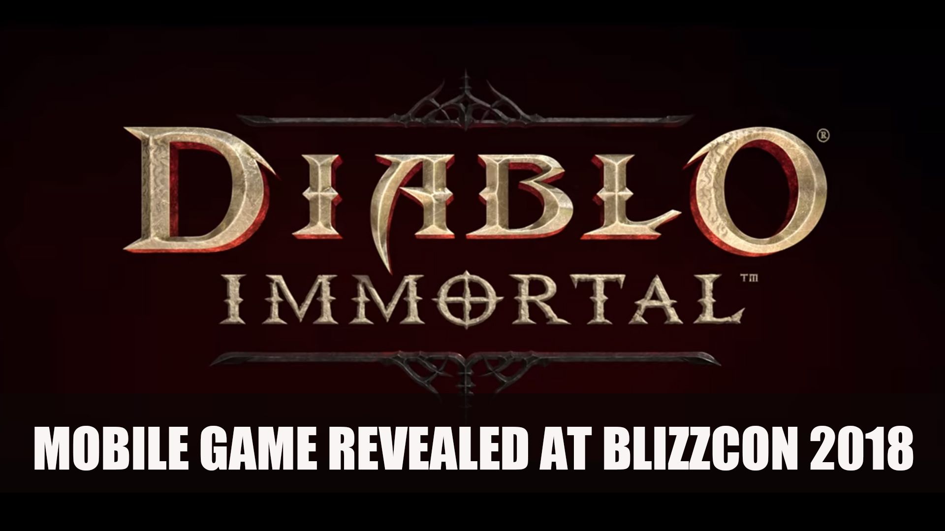 Diablo Mobile Game Blizzcon 2018