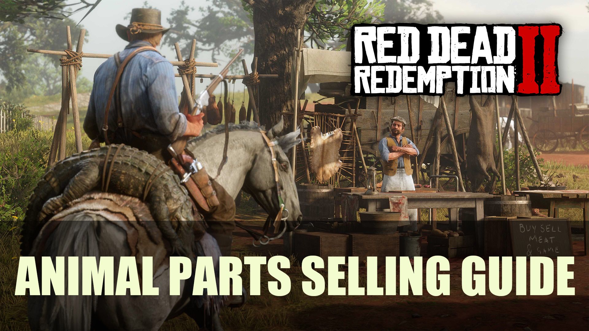 Red Dead Redemption 2 Animal Parts Selling Guide