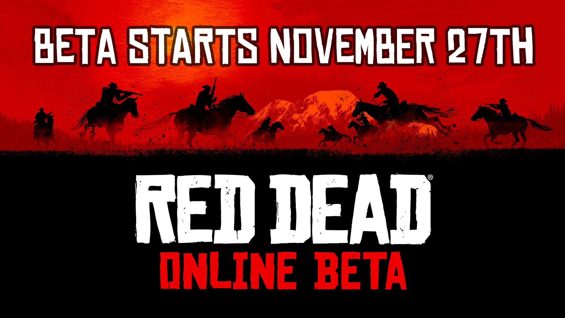 Red Dead Redemption 2 Red Dead Online Beta Starts November 27th
