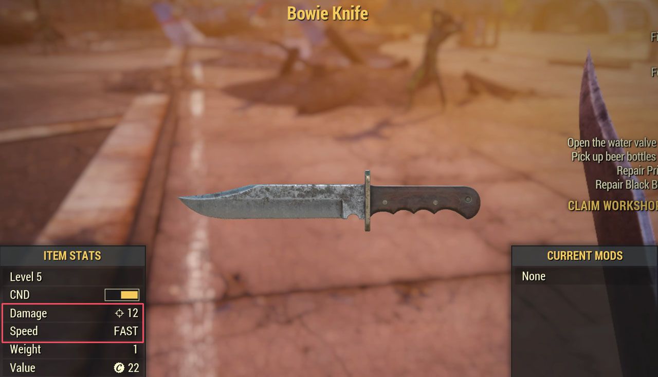 bowie knife