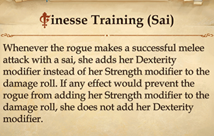 finesse training