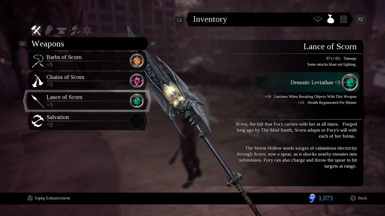 lance of scorn