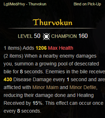 ESO Set Guide: Thurvokun   Maiming Millpond