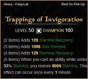 trappings of invigoration