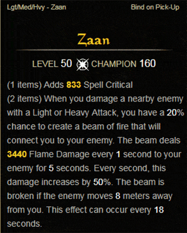 ESO Set Guide: Zaan   Beaming Intimacy