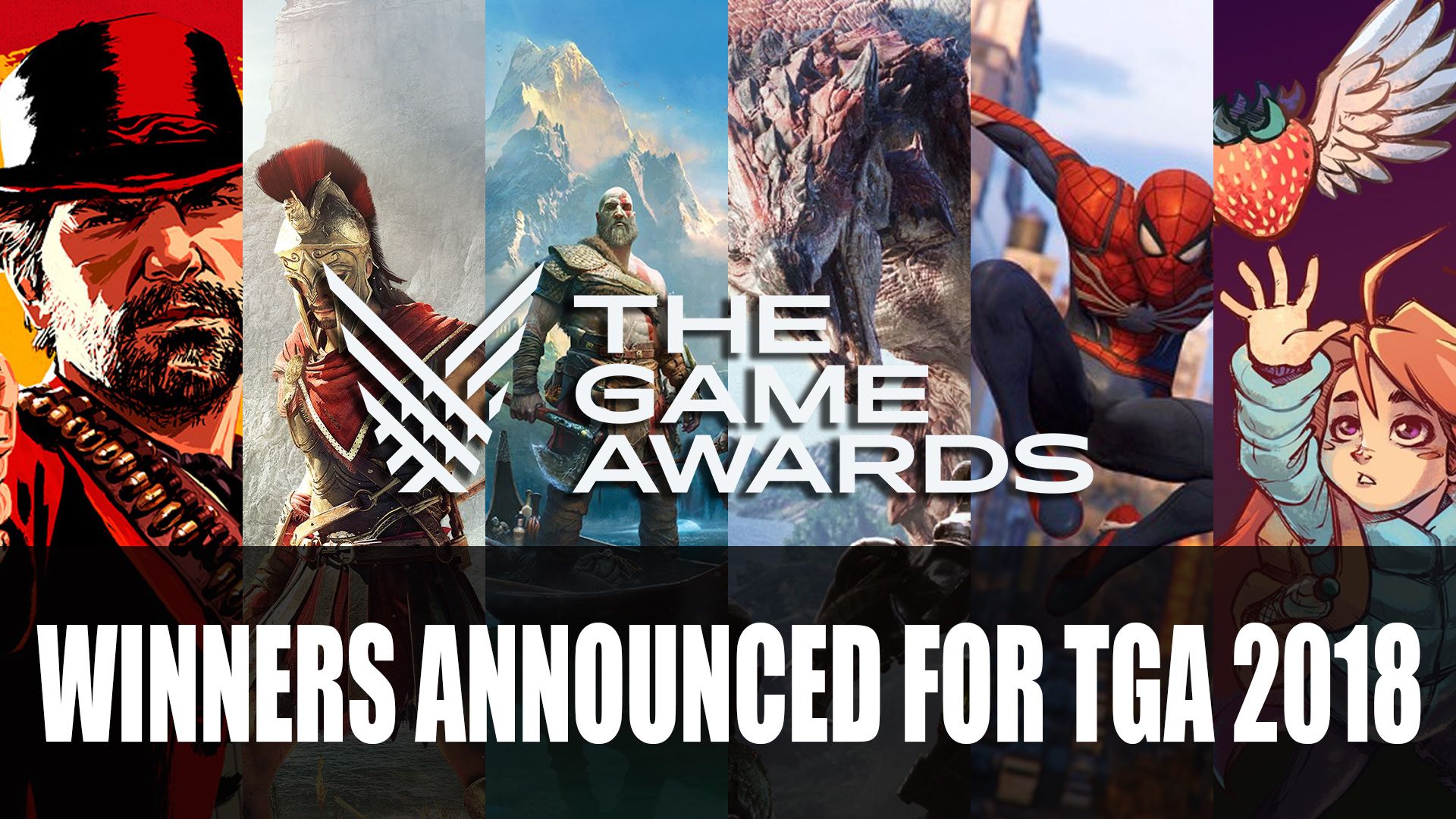 winners announced for TGA 2018