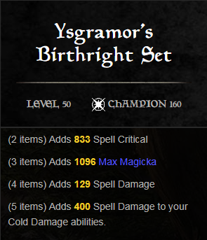 Winterborn: ESO Set Guide   Pillars of the Sky