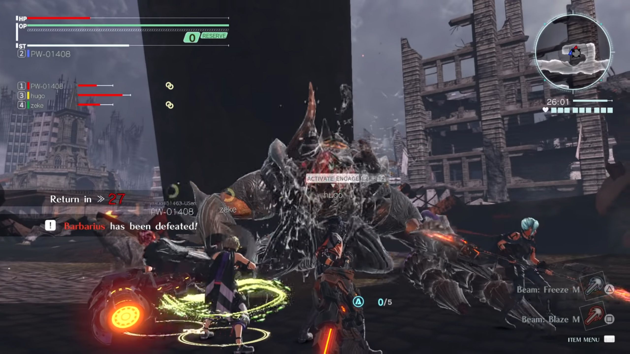 God Eater 3 Multiplayer Trailer 05