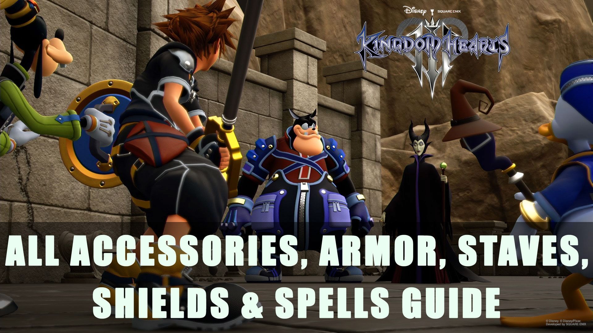 KH3 spells min