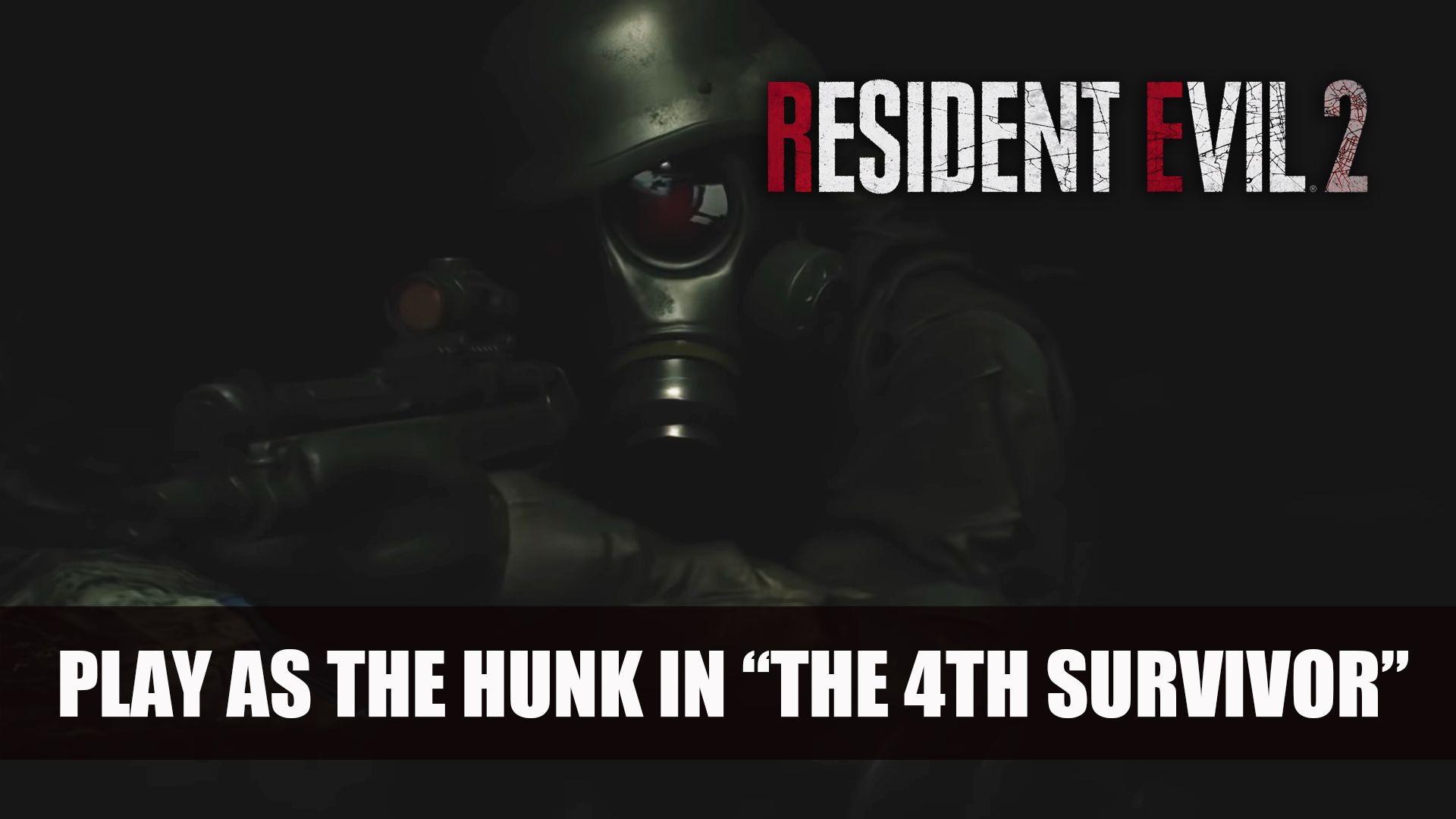 RE2 play as the hunk in “The 4th Survivor”